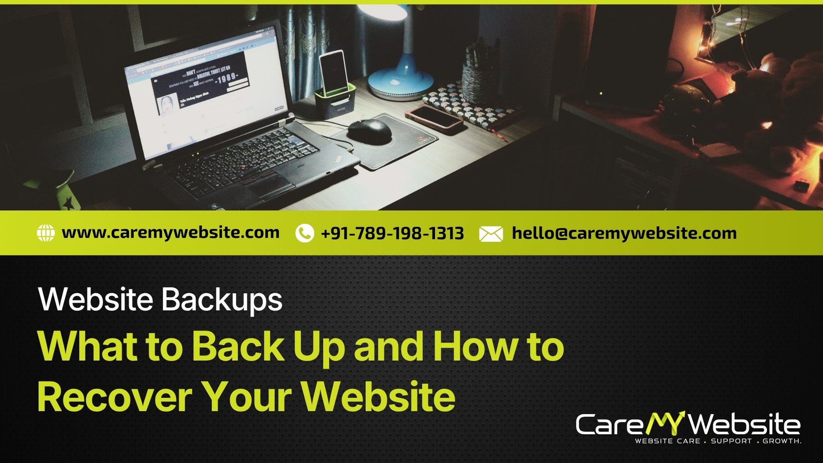 Website Backups: What to Back Up and How to Recover Your Website